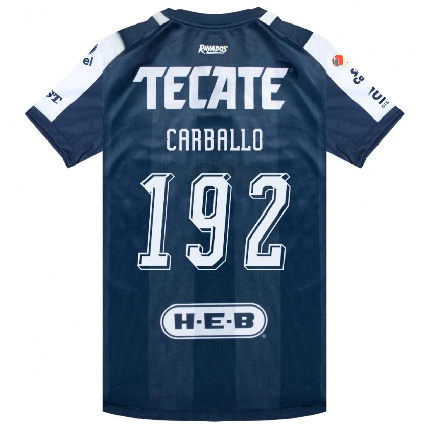 Danxen Herren Erick Carballo #192 Tintenblau Weiß Rot Heimtrikot Trikot 2026/27 T-Shirt