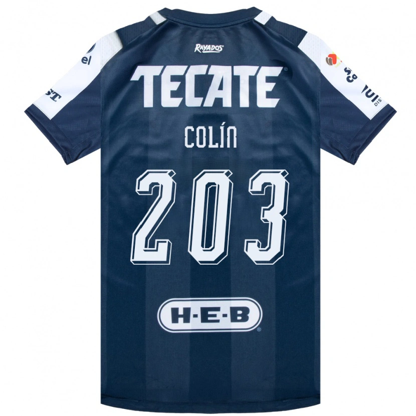 Danxen Herren Luis Colín #203 Tintenblau Weiß Rot Heimtrikot Trikot 2026/27 T-Shirt