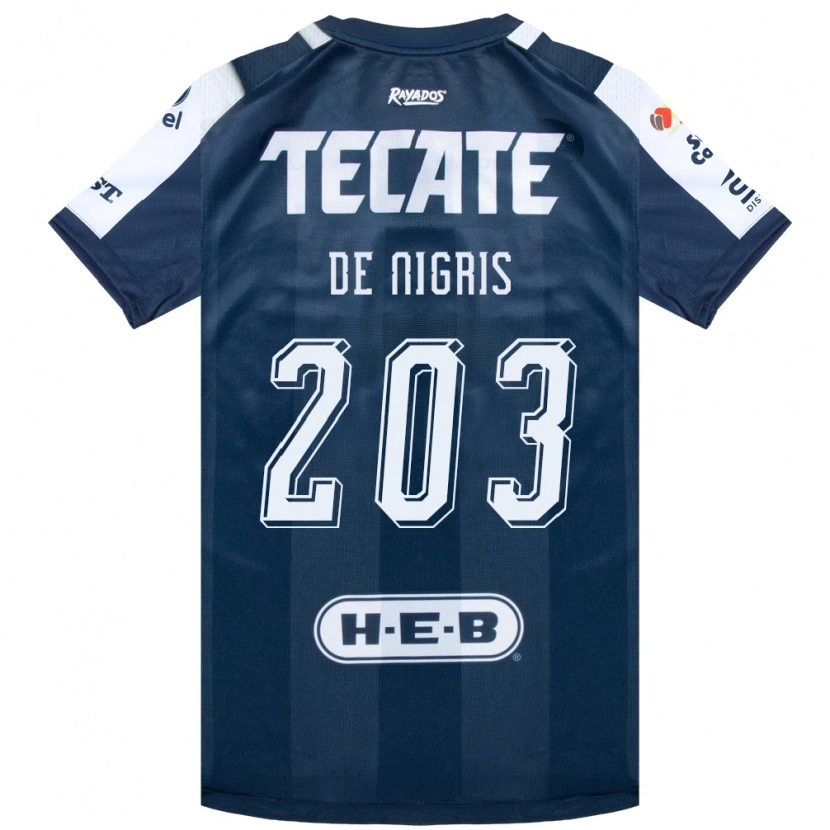 Danxen Herren Aldo De Nigris #203 Tintenblau Weiß Rot Heimtrikot Trikot 2026/27 T-Shirt