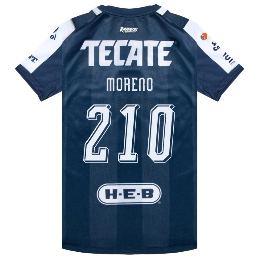 Danxen Herren Gael Moreno #210 Tintenblau Weiß Rot Heimtrikot Trikot 2026/27 T-Shirt