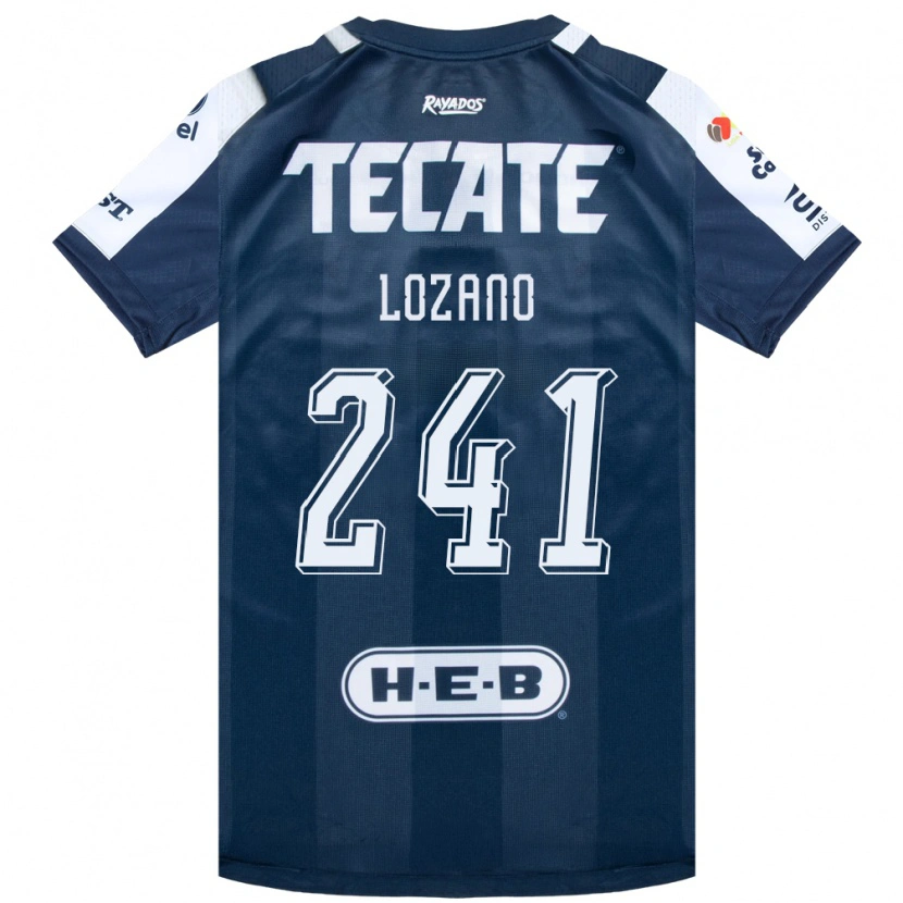 Danxen Herren Ronald Lozano #241 Tintenblau Weiß Rot Heimtrikot Trikot 2026/27 T-Shirt