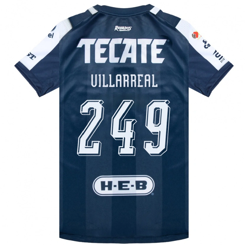 Danxen Herren Daniel Villarreal #249 Tintenblau Weiß Rot Heimtrikot Trikot 2026/27 T-Shirt