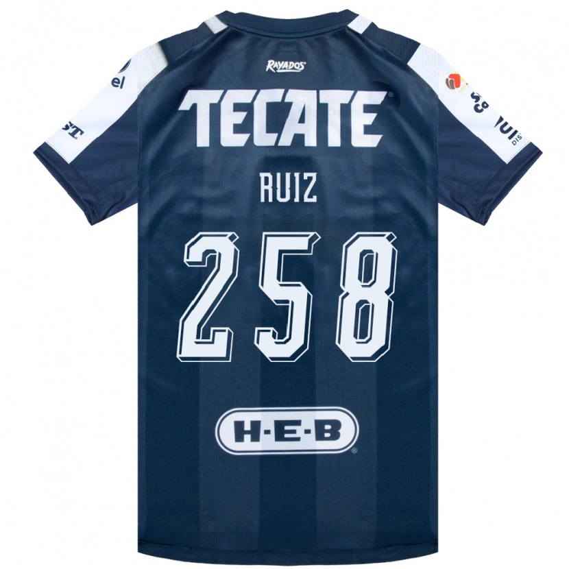 Danxen Herren Diego Ruiz #258 Tintenblau Weiß Rot Heimtrikot Trikot 2026/27 T-Shirt