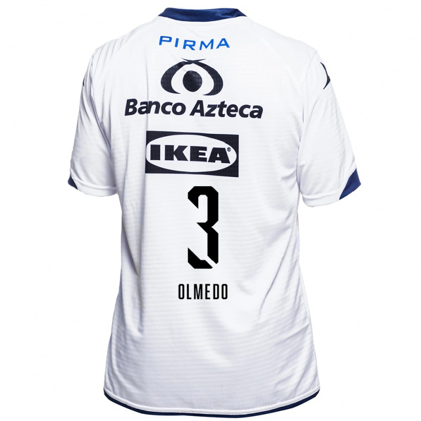 Danxen Herren Sebastián Olmedo #3 Weiß Schwarz Blau Heimtrikot Trikot 2026/27 T-Shirt