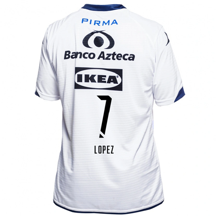 Danxen Herren Viridiana López #7 Weiß Schwarz Blau Heimtrikot Trikot 2026/27 T-Shirt