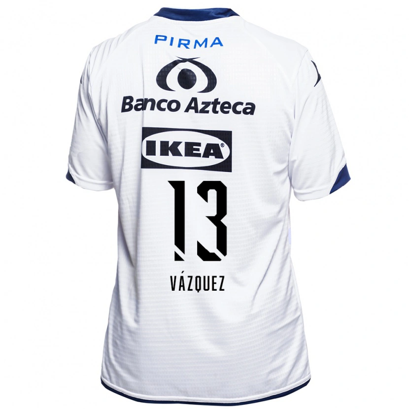 Danxen Herren Ivo Vázquez #13 Weiß Schwarz Blau Heimtrikot Trikot 2026/27 T-Shirt