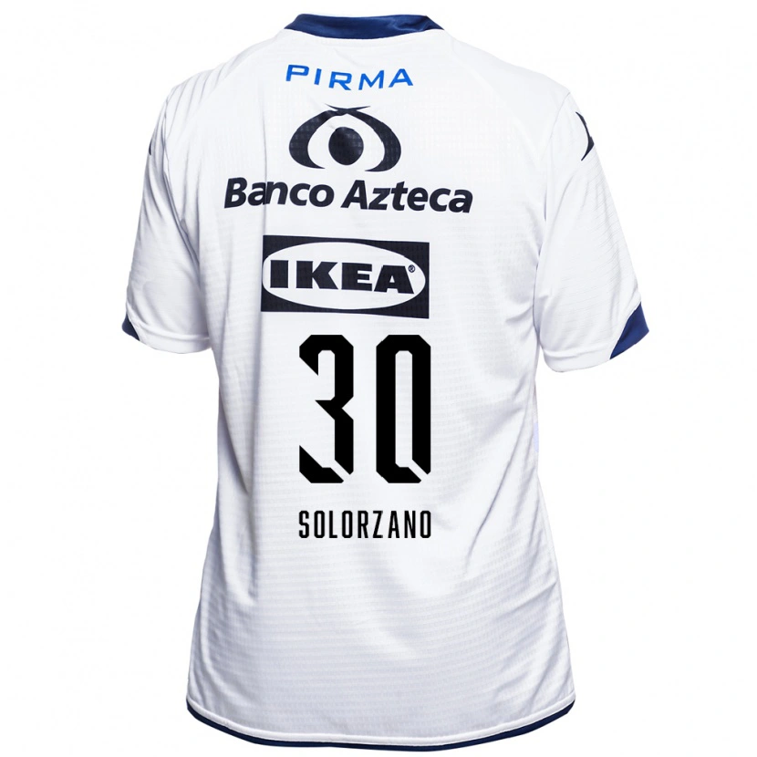 Danxen Herren Aisha Solórzano #30 Weiß Schwarz Blau Heimtrikot Trikot 2026/27 T-Shirt