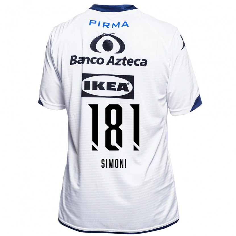 Danxen Herren Julio Simoni #181 Weiß Schwarz Blau Heimtrikot Trikot 2026/27 T-Shirt