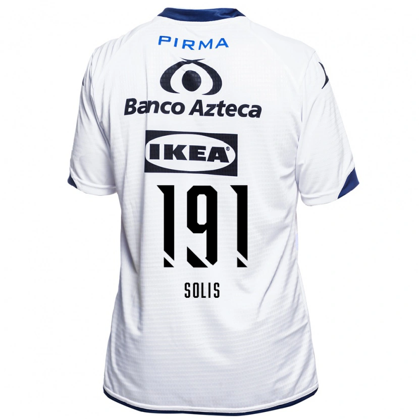 Danxen Herren César Solís #191 Weiß Schwarz Blau Heimtrikot Trikot 2026/27 T-Shirt
