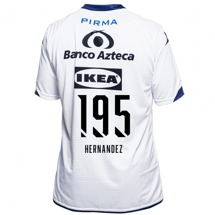 Danxen Herren Daniel Hernández #195 Weiß Schwarz Blau Heimtrikot Trikot 2026/27 T-Shirt