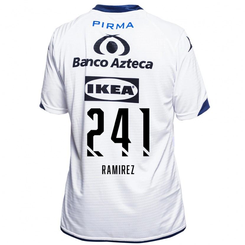 Danxen Herren Eduardo Ramírez #241 Weiß Schwarz Blau Heimtrikot Trikot 2026/27 T-Shirt