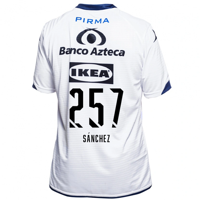 Danxen Herren Xavi Sánchez #257 Weiß Schwarz Blau Heimtrikot Trikot 2026/27 T-Shirt