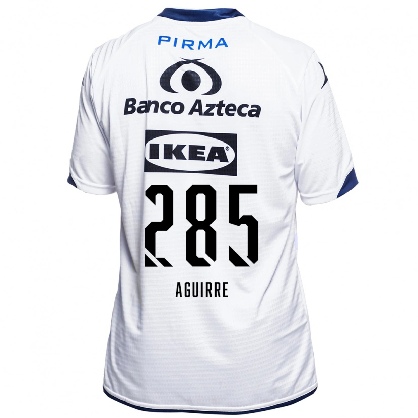 Danxen Herren Juan Aguirre #285 Weiß Schwarz Blau Heimtrikot Trikot 2026/27 T-Shirt