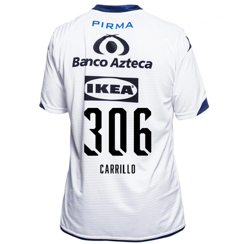 Danxen Herren Alejandro Carrillo #306 Weiß Schwarz Blau Heimtrikot Trikot 2026/27 T-Shirt