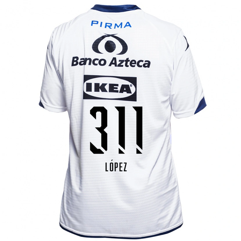 Danxen Herren Aldo López #311 Weiß Schwarz Blau Heimtrikot Trikot 2026/27 T-Shirt