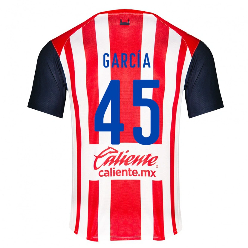 Danxen Herren Eduardo García #45 Rot Schwarz Weiß Heimtrikot Trikot 2026/27 T-Shirt