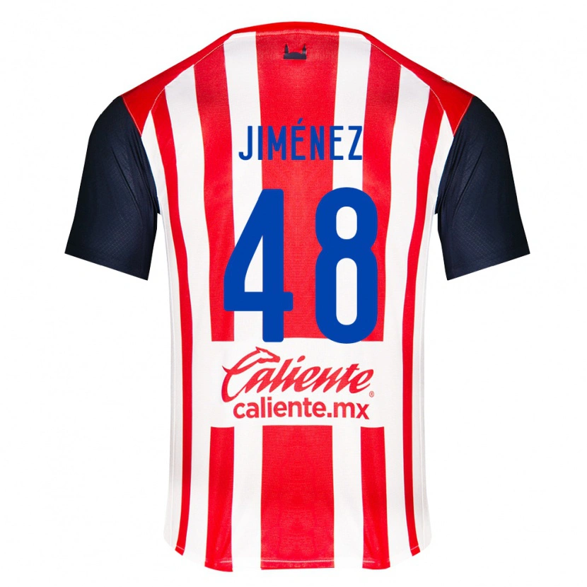 Danxen Herren Leonardo Jiménez #48 Rot Schwarz Weiß Heimtrikot Trikot 2026/27 T-Shirt
