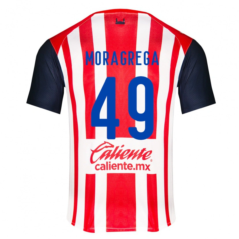 Danxen Herren Vladimir Moragrega #49 Rot Schwarz Weiß Heimtrikot Trikot 2026/27 T-Shirt