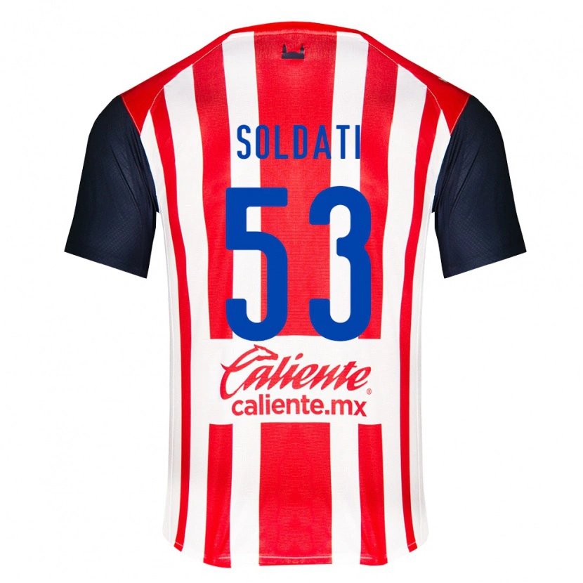 Danxen Herren Carlo Soldati #53 Rot Schwarz Weiß Heimtrikot Trikot 2026/27 T-Shirt