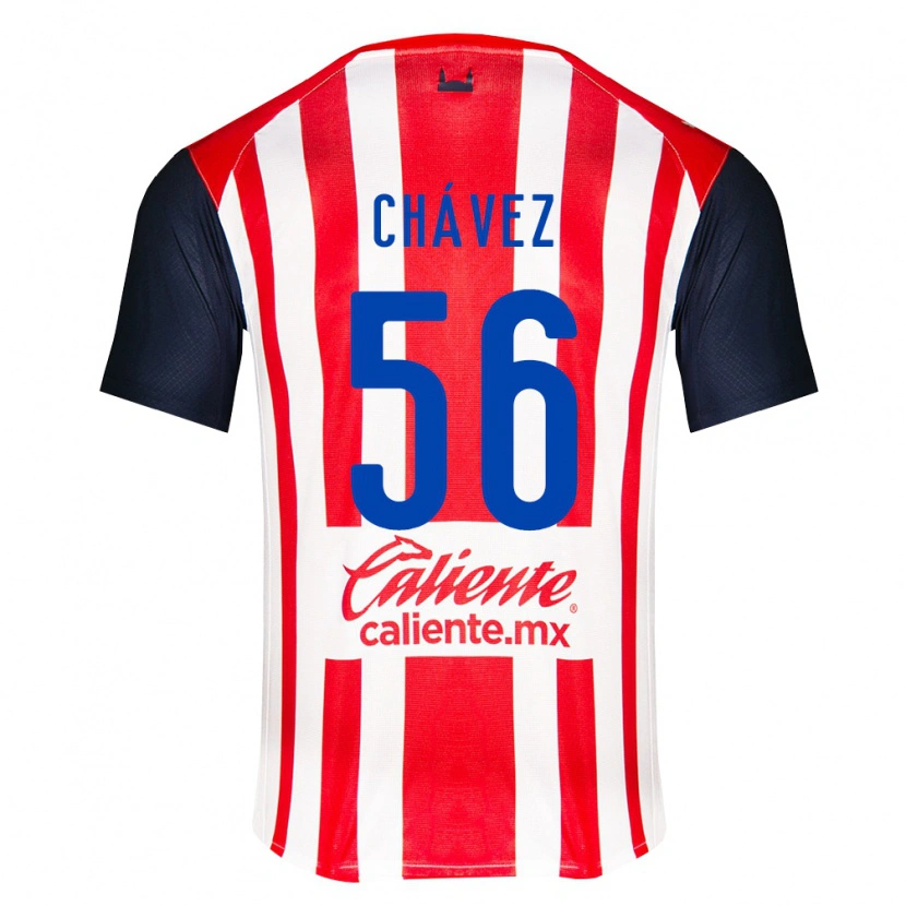 Danxen Herren Ángel Chávez #56 Rot Schwarz Weiß Heimtrikot Trikot 2026/27 T-Shirt