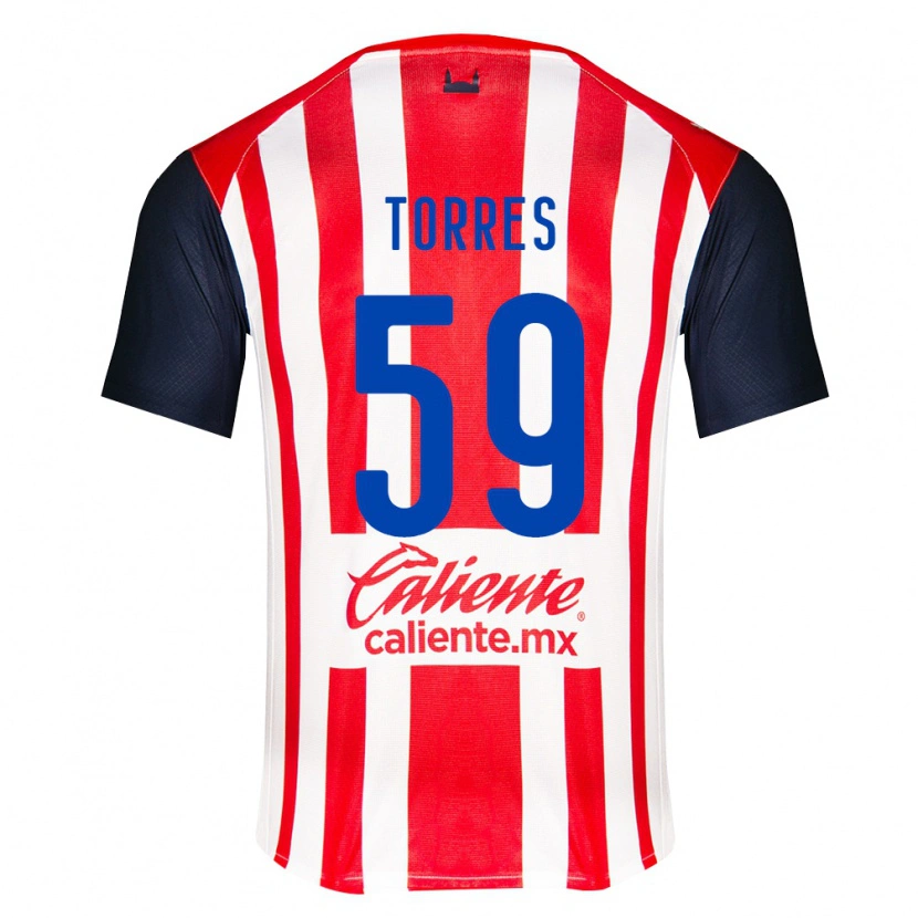 Danxen Herren Christian Torres #59 Rot Schwarz Weiß Heimtrikot Trikot 2026/27 T-Shirt