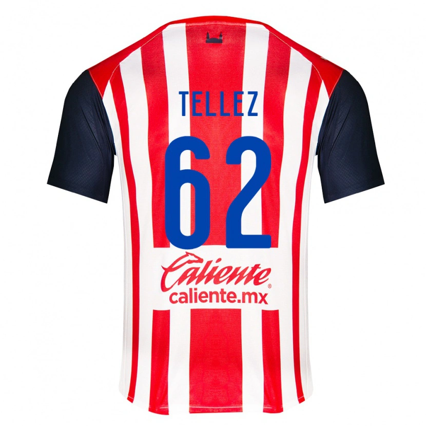 Danxen Herren Brandon Téllez #62 Rot Schwarz Weiß Heimtrikot Trikot 2026/27 T-Shirt