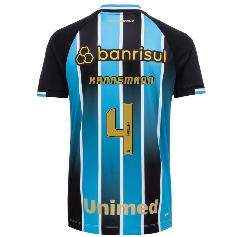 Danxen Herren Walter Kannemann #4 Blau Braun Schwarz Heimtrikot Trikot 2026/27 T-Shirt