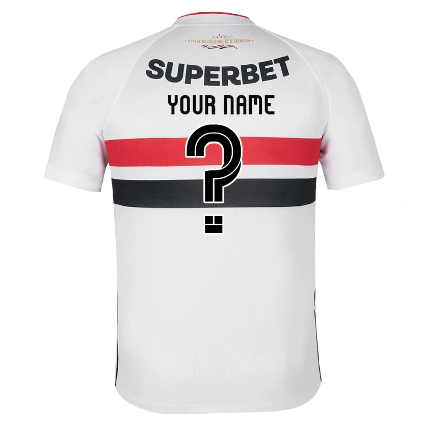Danxen Herren Ihren Namen #0 Weiß Rot Schwarz Heimtrikot Trikot 2026/27 T-Shirt
