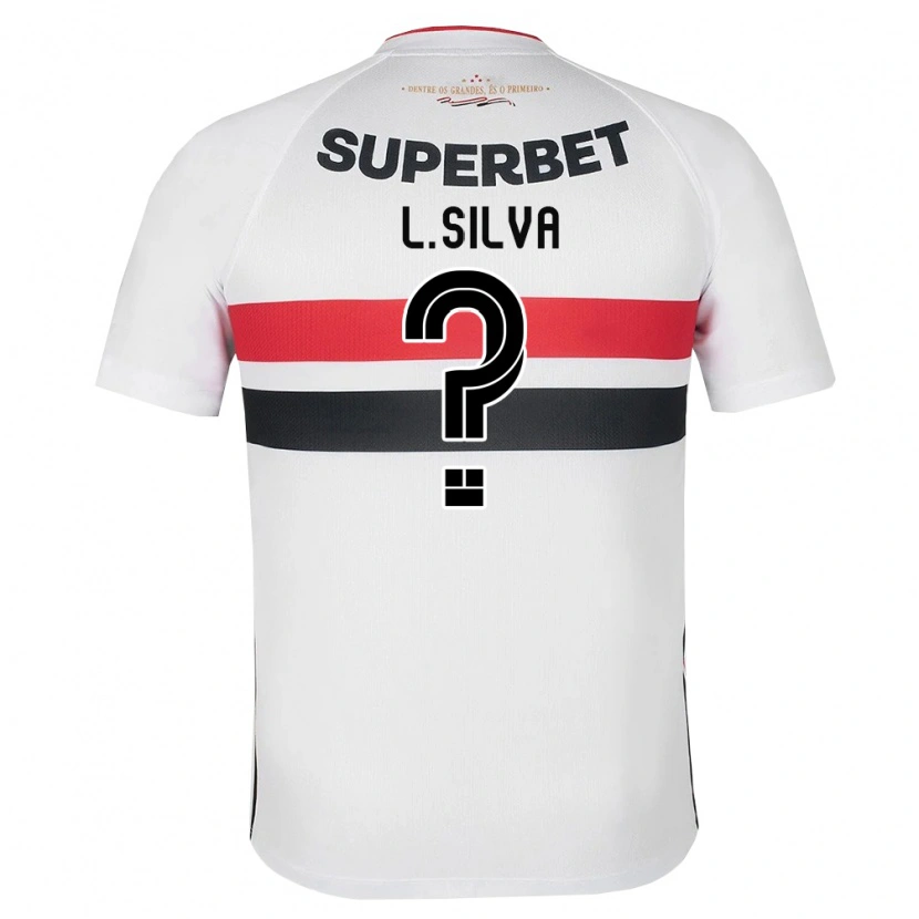 Danxen Herren Luan Silva #0 Weiß Rot Schwarz Heimtrikot Trikot 2026/27 T-Shirt