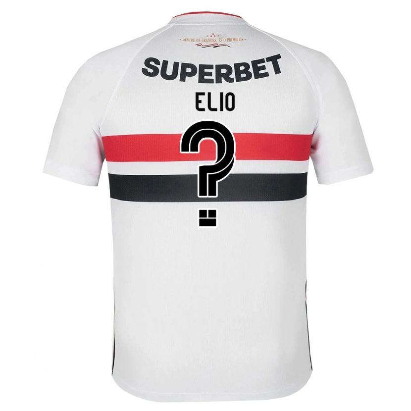 Danxen Herren Elio Vinicius Rego Da Silva #0 Weiß Rot Schwarz Heimtrikot Trikot 2026/27 T-Shirt