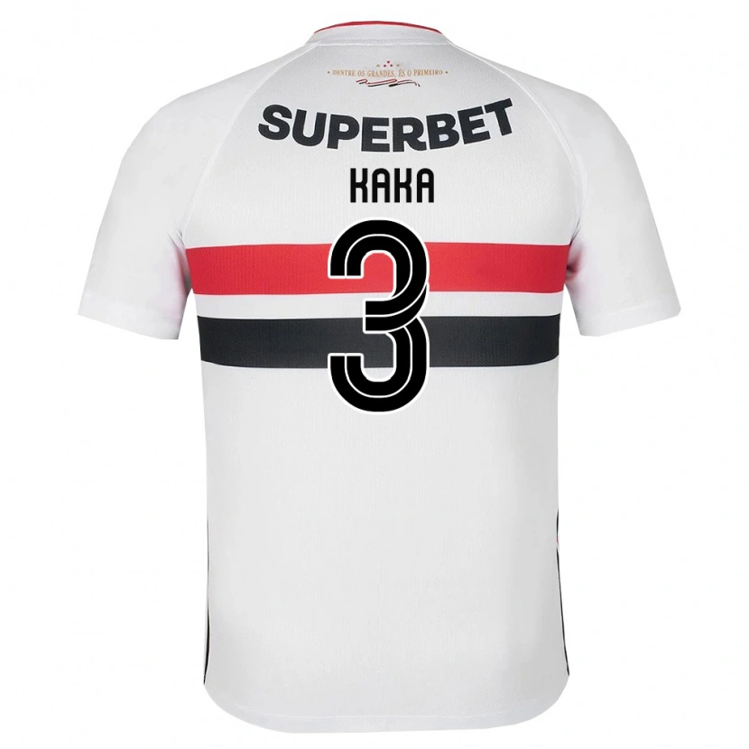 Danxen Herren Kaka #3 Weiß Rot Schwarz Heimtrikot Trikot 2026/27 T-Shirt