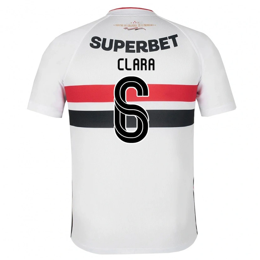 Danxen Herren Ana Clara #6 Weiß Rot Schwarz Heimtrikot Trikot 2026/27 T-Shirt