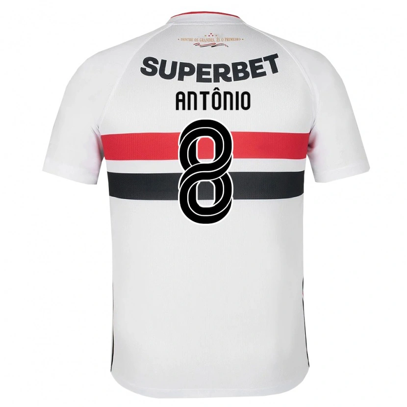Danxen Herren Marcos Antônio #8 Weiß Rot Schwarz Heimtrikot Trikot 2026/27 T-Shirt