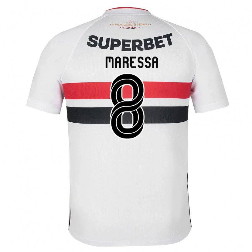Danxen Herren Maressa #8 Weiß Rot Schwarz Heimtrikot Trikot 2026/27 T-Shirt