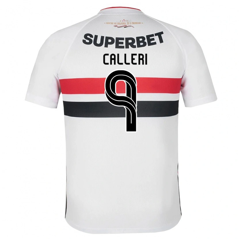 Danxen Herren Jonathan Calleri #9 Weiß Rot Schwarz Heimtrikot Trikot 2026/27 T-Shirt