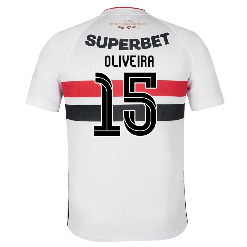 Danxen Herren Felipe Oliveira #15 Weiß Rot Schwarz Heimtrikot Trikot 2026/27 T-Shirt