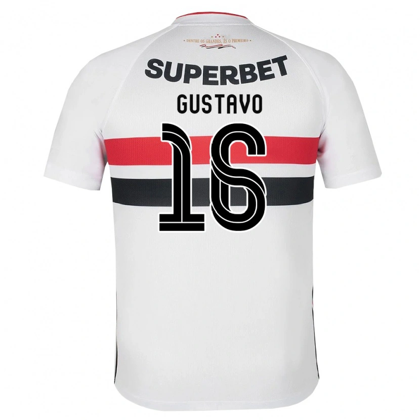 Danxen Herren Luiz Gustavo #16 Weiß Rot Schwarz Heimtrikot Trikot 2026/27 T-Shirt