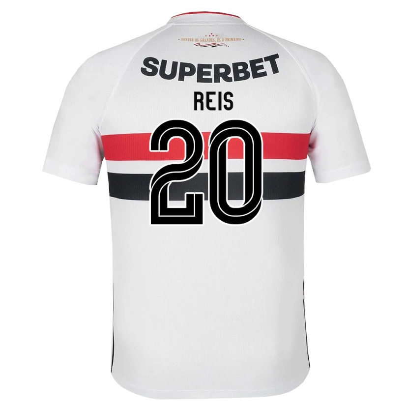 Danxen Herren Guilherme Reis #20 Weiß Rot Schwarz Heimtrikot Trikot 2026/27 T-Shirt