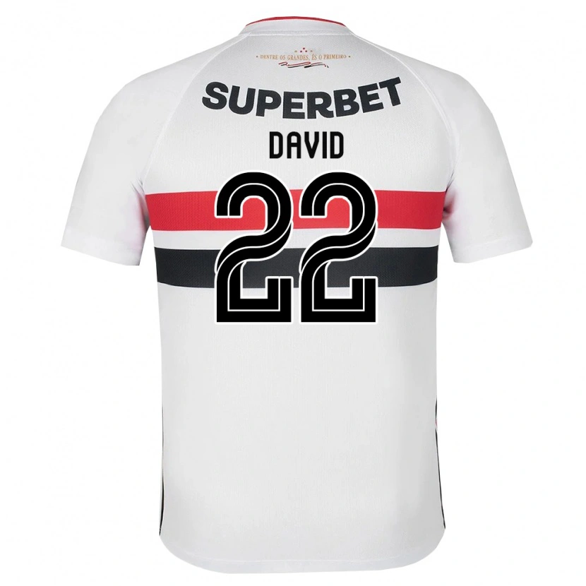Danxen Herren David #22 Weiß Rot Schwarz Heimtrikot Trikot 2026/27 T-Shirt
