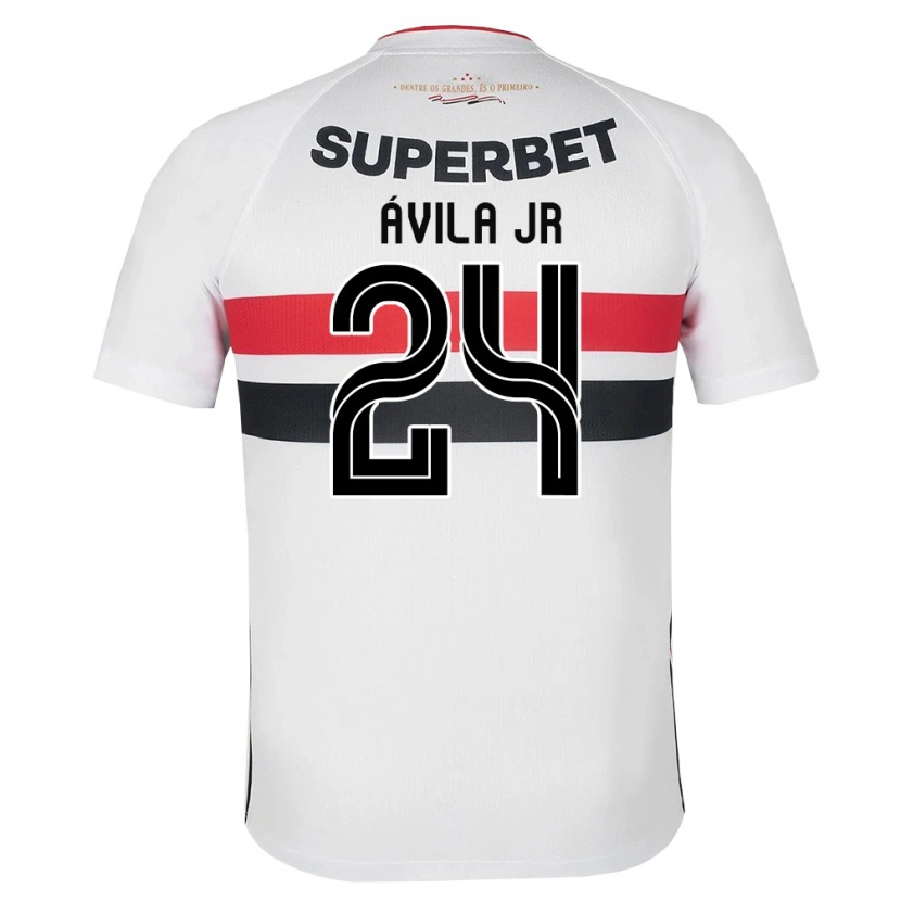 Danxen Herren Marvin Ávila Jr #24 Weiß Rot Schwarz Heimtrikot Trikot 2026/27 T-Shirt