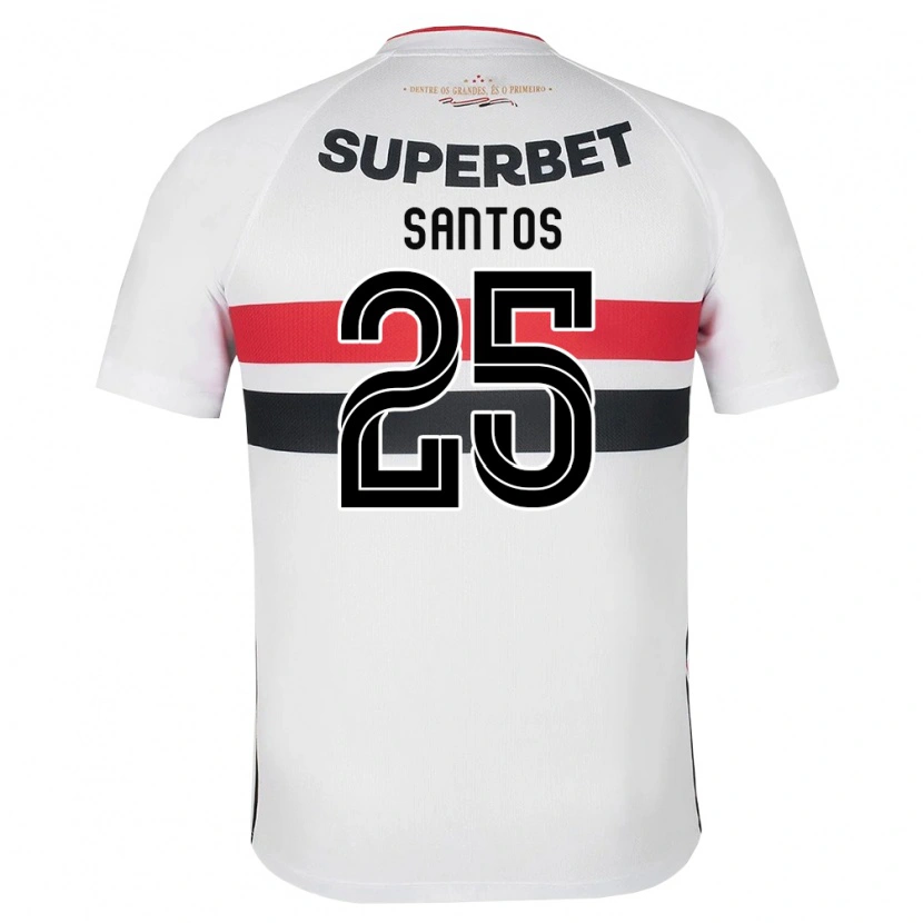 Danxen Herren Mariana Santos #25 Weiß Rot Schwarz Heimtrikot Trikot 2026/27 T-Shirt