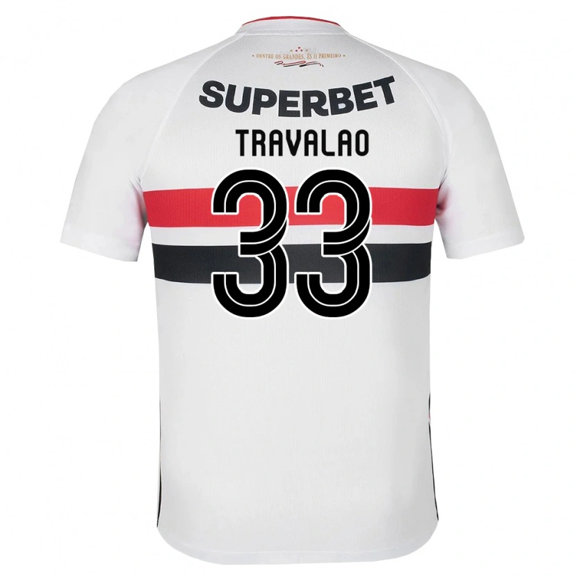 Danxen Herren Rafa Travalão #33 Weiß Rot Schwarz Heimtrikot Trikot 2026/27 T-Shirt