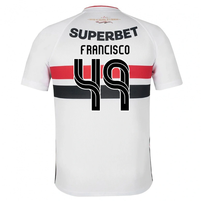 Danxen Herren Ryan Francisco #49 Weiß Rot Schwarz Heimtrikot Trikot 2026/27 T-Shirt