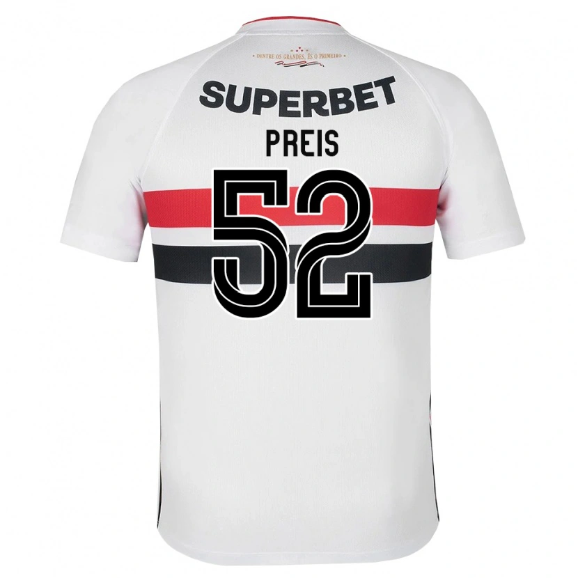 Danxen Herren Felipe Preis #52 Weiß Rot Schwarz Heimtrikot Trikot 2026/27 T-Shirt