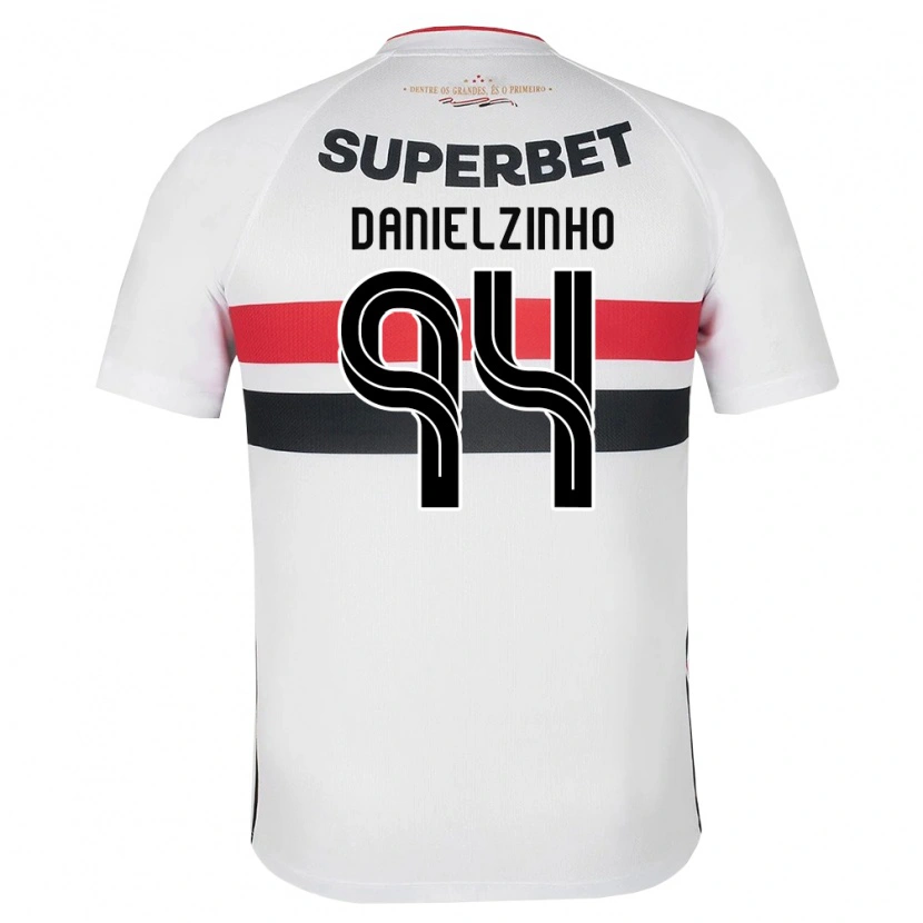 Danxen Herren Danielzinho #94 Weiß Rot Schwarz Heimtrikot Trikot 2026/27 T-Shirt