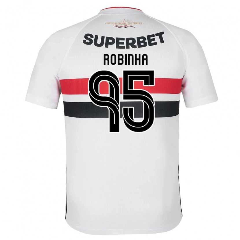 Danxen Herren Robinha #95 Weiß Rot Schwarz Heimtrikot Trikot 2026/27 T-Shirt