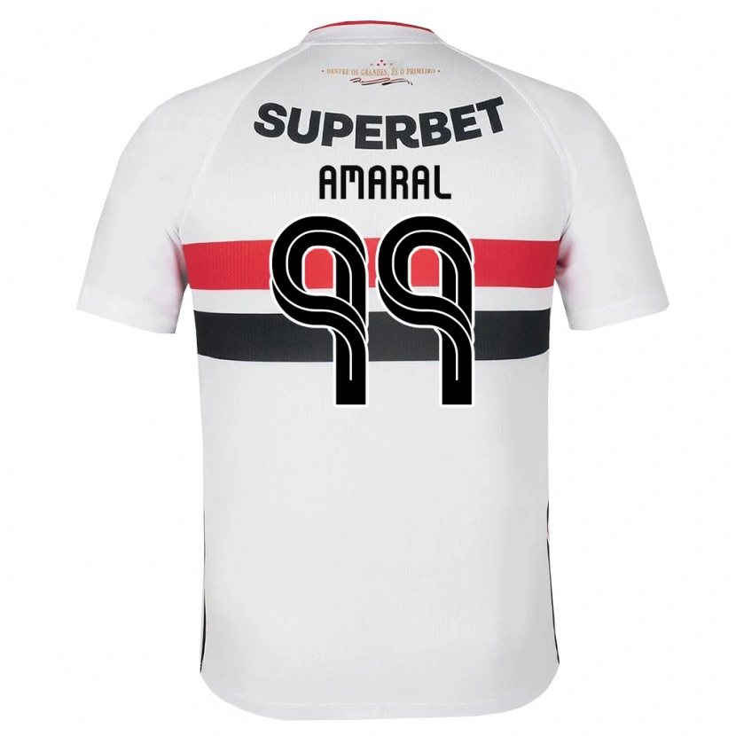 Danxen Herren Vitória Amaral #99 Weiß Rot Schwarz Heimtrikot Trikot 2026/27 T-Shirt