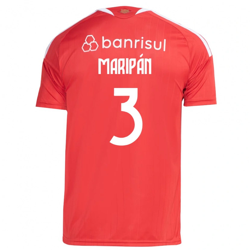 Danxen Herren Guillermo Maripán #3 Rot Weiß Heimtrikot Trikot 2026/27 T-Shirt