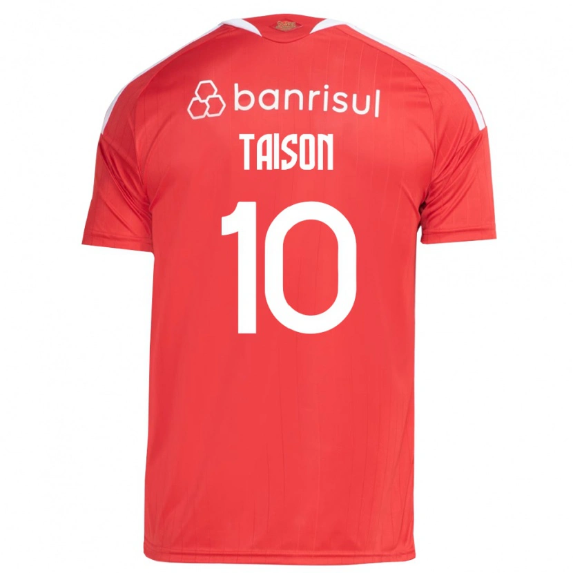 Danxen Herren Taison #10 Rot Weiß Heimtrikot Trikot 2026/27 T-Shirt