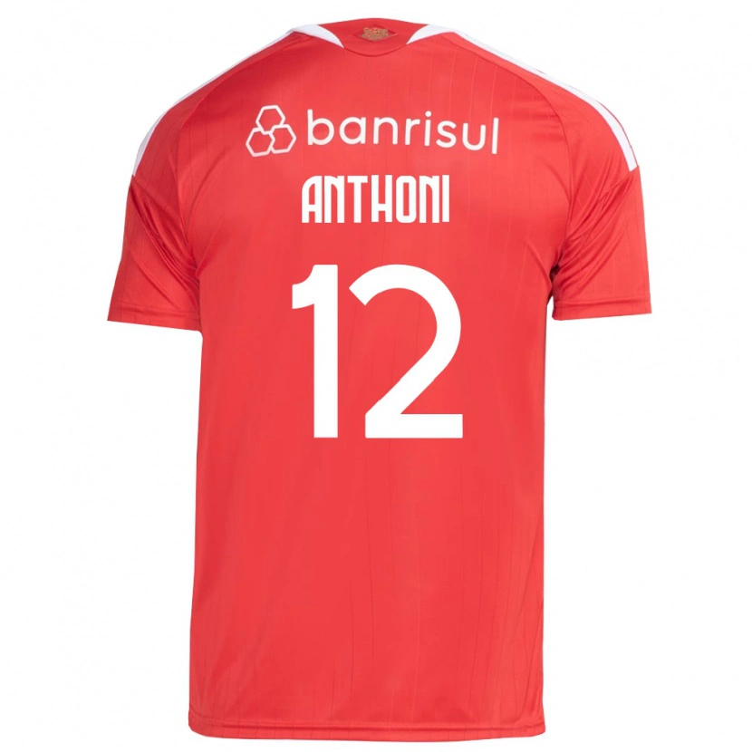 Danxen Herren Anthoni Spier Souza #12 Rot Weiß Heimtrikot Trikot 2026/27 T-Shirt
